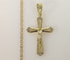 Plated Cross 3mm Star Chain Necklace