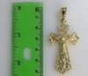 Cross Saint Jude Double Pendants Charms 3mm Rope/Braided Plated Necklace