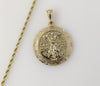 Plated Mexican Centenario 3mm Rope/Braided Chain Necklace