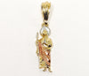 Plated Dainty Tri-Color Saint Jude Thaddaeus Pendant