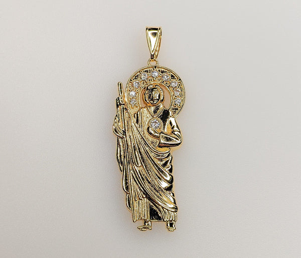 Plated Saint Jude Thaddaeus Pendant