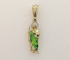 Plated Dainty Multicolor Saint Jude Thaddaeus Pendant