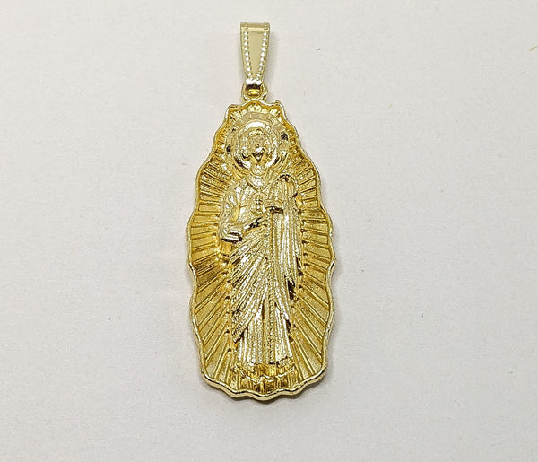 Plated Saint Jude Thaddaeus Pendant