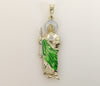 Plated Large Multicolor Saint Jude Pendant