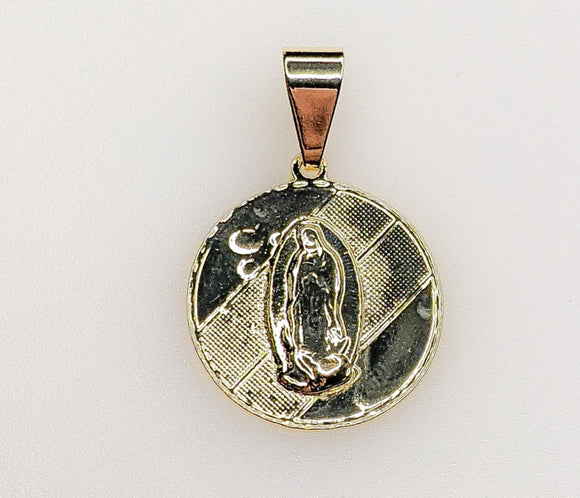 Plated Virgin Mary Pendant