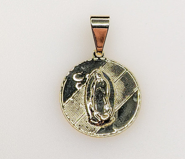 Plated Virgin Mary Pendant