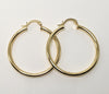 Plated 35mm Hoop Earring