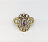 Plated Tri-Color Mini Virgin Mary Ring