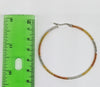 Stainless Steel Multicolor Hoop Earring
