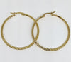 Stainless Steel Gold Hoop Earring