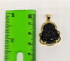 Plated Black Buddha Pendant and Chain Set