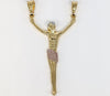Plated Tri-Gold Large Cross Pendant*