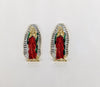 2pcs Plated Multicolor Virgin Mary Nail Charm