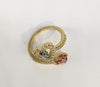 Plated Tri-Gold Saint Jude Adjustable Ring*