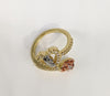 Plated Tri-Gold Saint Jude Adjustable Ring*