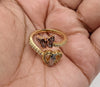 Plated Tri-Gold Saint Jude Adjustable Ring