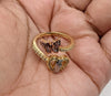 Plated Tri-Gold Saint Jude Adjustable Ring