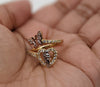 Plated Tri-Gold Saint Jude Adjustable Ring