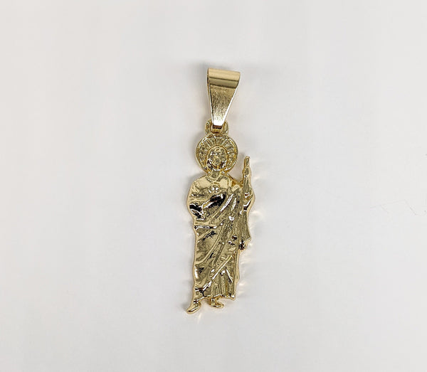 Plated Mini Saint Jude Pendant
