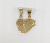 Plated Broken Heart Pendant