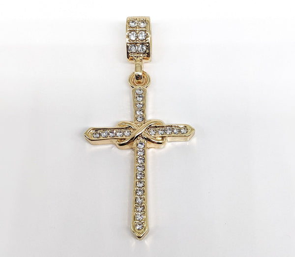 Plated Cross Pendant