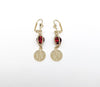 Plated Saint Benedict Earring