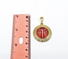 Plated Cross Pendant