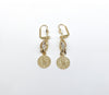 Plated Saint Benedict Earring