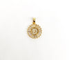 Plated Letter "D" Pendant