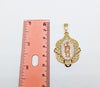 Plated Tri-Color Saint Jude Pendant
