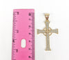 Plated Cross Pendant and Figaro Chain Set