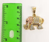 Plated Elephant 3mm Figaro Chain Necklace