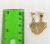 Plated Broken Heart Pendant