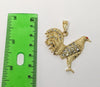 Plated Rooster Figaro 3mm Chain Necklace