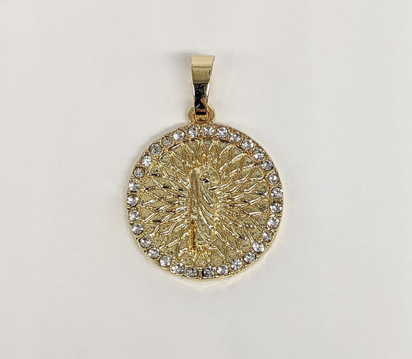 Plated Saint Jude Thaddaeus Pendant
