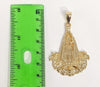 Plated Virgin Mary Pendant