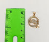 Plated Dolphin Pendant