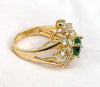 Plated Elegant Stone Ring