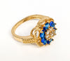 Plated Elegant Stone Ring