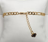 Plated Tri-Gold Virgin Mary Adjustable Bracelet