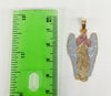 Plated Tri-Gold Guardian Angel Pendant*