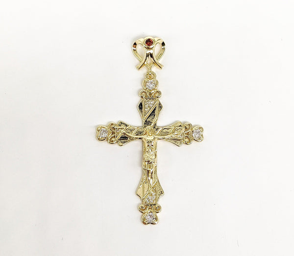 Plated Cross Pendant