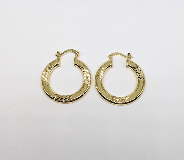 Plated Hoop Earring