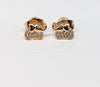 Plated Elephant Stud Earring