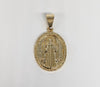 Plated Saint Benedict Pendant