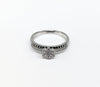 Rhodium Plated Rings Set
