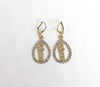 Plated Saint Jude Earring