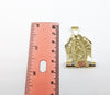 Plated Tri-Gold Virgin Mary Pendant