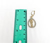 Plated Saint Jude Earring