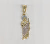 Plated Multicolor Saint Jude Thaddaeus Pendant